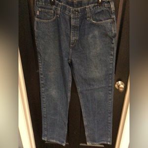 Mens size 38 x 36 flame resistant jeans by carhartt